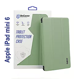 Чехол для планшета BeCover Direct Charge Pen с креплением Apple Pencil для Apple iPad mini 6 2021 Green (706786) - фото Чехол для планшета BeCover Direct Charge Pen с креплением Apple Pencil для Apple iPad mini 6 2021 Green (706786)