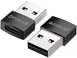 Адаптер-перехідник Proove Extension M-F USB-A -> USB Type-C Black