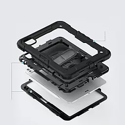 Чехол для планшета Solid360 для Apple iPad Pro 11'' (2024) Black - миниатюра 5 Чехол для планшета Solid360 для Apple iPad Pro 11'' (2024) Black - миниатюра 5