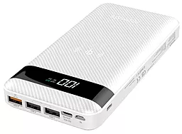 Повербанк Promate AuraTank-20 20000 mAh White (auratank-20.white) - фото Повербанк Promate AuraTank-20 20000 mAh White (auratank-20.white)