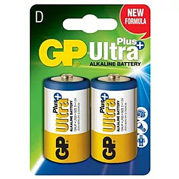 Батарейки GP D / LR20 Ultra Plus (13AUP-U2) 2шт - фото Батарейки GP D / LR20 Ultra Plus (13AUP-U2) 2шт