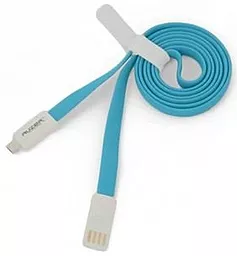 Кабель Auzer AC-M1 USB-A - micro USB 1м cable Blue - фото Кабель Auzer AC-M1 USB-A - micro USB 1м cable Blue