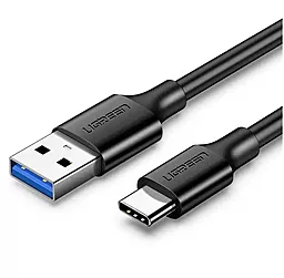 USB Кабель Ugreen US184 Nickel Plating 3A USB3 Type-C Cable Black