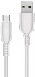 Кабель Walker C308 USB-A - Type-C 12w 2.4a 1м cable White - фото Кабель Walker C308 USB-A - Type-C 12w 2.4a 1м cable White
