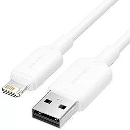 Кабель Vention USB-A - Lightning 12w 2.4a 1м cable White (LAMWF) - фото Кабель Vention USB-A - Lightning 12w 2.4a 1м cable White (LAMWF)