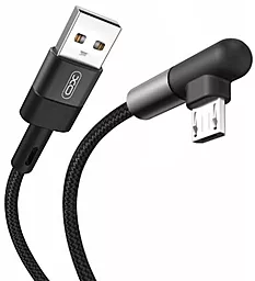 Кабель XO NB152 USB-A - micro USB 12w 2.4a 1м cable Black - фото Кабель XO NB152 USB-A - micro USB 12w 2.4a 1м cable Black