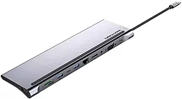 Мультипортовий Type-C хаб Vention 11-in-1 grey (THTHC) - фото Мультипортовий Type-C хаб Vention 11-in-1 grey (THTHC)