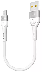 Кабель Ridea RC-XS51 X-Silicone USB-A - micro USB 15w 3a 0.25м cable White - фото Кабель Ridea RC-XS51 X-Silicone USB-A - micro USB 15w 3a 0.25м cable White