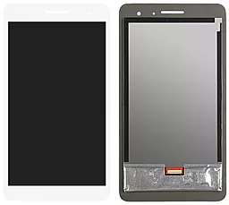 Дисплей для планшета Huawei MediaPad T1 7 (желтый шлейф) + Touchscreen White - фото Дисплей для планшета Huawei MediaPad T1 7 (желтый шлейф) + Touchscreen White
