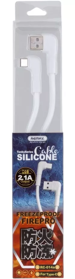 Кабель Remax Tenky USB-A - Type-C 10.5w 1м cable White (RC-014a) - фото 2