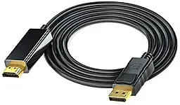 Видеокабель DisplayPort - HDMI v2.0 4k 60hz 1.8m black (PN-DP-HDMI-18) Patron - фото Видеокабель DisplayPort - HDMI v2.0 4k 60hz 1.8m black (PN-DP-HDMI-18) Patron