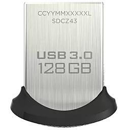 Флешка SanDisk 128GB Ultra Fit USB 3.0 (SDCZ43-128G-GAM46) Gray/Black - фото Флешка SanDisk 128GB Ultra Fit USB 3.0 (SDCZ43-128G-GAM46) Gray/Black