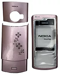 Корпус для Nokia N72 Pink
