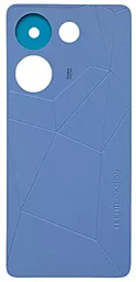 Задняя крышка корпуса Tecno Camon 20 Pro Serenity Blue - фото Задняя крышка корпуса Tecno Camon 20 Pro Serenity Blue