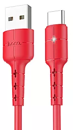 Кабель Hoco X30 Star Charging USB-A - Type-C 10w 1.2м cable Red - фото Кабель Hoco X30 Star Charging USB-A - Type-C 10w 1.2м cable Red
