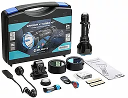 Набір Olight Warrior X Turbo KIT (1x21700) Black - фото Набір Olight Warrior X Turbo KIT (1x21700) Black