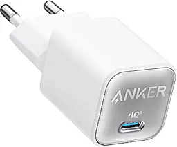 Сетевое зарядное устройство Anker PowerPort 511 30w PD USB-C fast charger white (A2147G21) - фото Сетевое зарядное устройство Anker PowerPort 511 30w PD USB-C fast charger white (A2147G21)