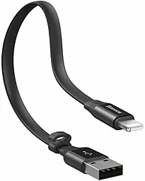 USB Кабель Baseus Nimble Portable 0.23M Lightning Cable Black (CALMBJ-B01) - мініатюра 4