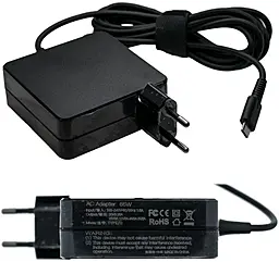 Блок питания для ноутбука AksPower 20V 65W USB Type-C - фото Блок питания для ноутбука AksPower 20V 65W USB Type-C