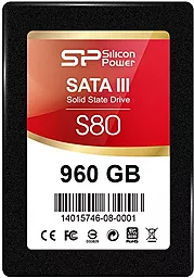 Накопичувач SSD Silicon Power Slim S80 960 GB (SP960GBSS3S80S25) - фото Накопичувач SSD Silicon Power Slim S80 960 GB (SP960GBSS3S80S25)