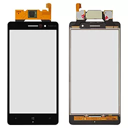 Сенсор (тачскрин) Nokia Lumia 830 Black - фото Сенсор (тачскрин) Nokia Lumia 830 Black