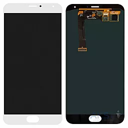 Дисплей Meizu MX5, MX5e (M575) с тачскрином, (OLED), White - фото Дисплей Meizu MX5, MX5e (M575) с тачскрином, (OLED), White