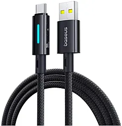 Кабель Baseus Lit USB-A - Type-C 100w 5a 2м cable Black (P10379002121-01) - фото Кабель Baseus Lit USB-A - Type-C 100w 5a 2м cable Black (P10379002121-01)