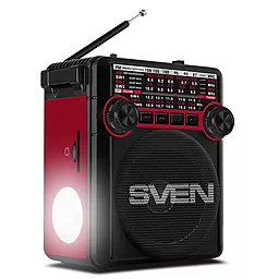 Радіоприймач Sven SRP-355 Red - мініатюра 3