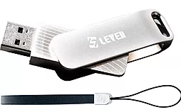 Флешка LEVEN Carousel Line 128GB USB 3.1 (JUS301SL-128M) Silver