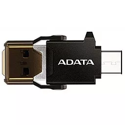 Кардридер ADATA microSD to USB A/C 3.1 (ACMR3PL-OTG-RBK) Black