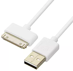 Кабель USB Inkax 2.1А IP4 Cable White (CK-01)