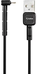 Кабель Gelius Pro Angle USB-A - micro USB 12w 2.4a 1м cable Black