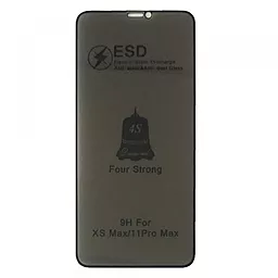 Защитное стекло ESD PRIVACY GLASS для Apple iPhone XS Max, 11 Pro Black (без упаковки)