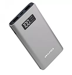 Повербанк Awei P60K 10000 mAh Grey - фото Повербанк Awei P60K 10000 mAh Grey