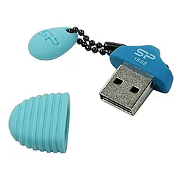 Флешка Silicon Power 16GB Touch T30 Blue USB 2.0 (SP016GBUF2T30V1B) - миниатюра 3