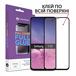 Защитное стекло MAKE Full Cover Full Glue Samsung G970 Galaxy S10e Black (MGFSS10E)