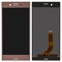 Дисплей Sony Xperia XZ (F8331, F8332, SO-01J, SOV34, 601SO) с тачскрином, оригинал, Pink - фото Дисплей Sony Xperia XZ (F8331, F8332, SO-01J, SOV34, 601SO) с тачскрином, оригинал, Pink