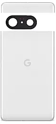 Задняя крышка корпуса Google Pixel 7 со стеклом камеры Original Snow - фото Задняя крышка корпуса Google Pixel 7 со стеклом камеры Original Snow