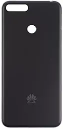 Задняя крышка корпуса Huawei Y6 Prime (2018) Black - фото Задняя крышка корпуса Huawei Y6 Prime (2018) Black