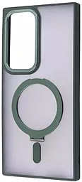 Чехол Wave Attraction Case with MagSafe для Samsung Galaxy S24 Ultra Green