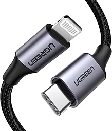 Кабель Ugreen US304 MFI USB Type-C - Lightning 36w 3a 1м PD сable Black (60759) - миниатюра 2 Кабель Ugreen US304 MFI USB Type-C - Lightning 36w 3a 1м PD сable Black (60759) - миниатюра 2