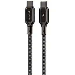 Кабель Proove Dense Metal USB Type-C - Type-C 60w 3a 2м PD cable Black (CCDM60002221) - фото Кабель Proove Dense Metal USB Type-C - Type-C 60w 3a 2м PD cable Black (CCDM60002221)