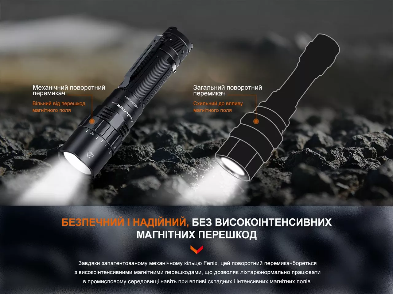 Ліхтарик акумуляторний Fenix PD40R V3.0 (1x21700) - фото 11