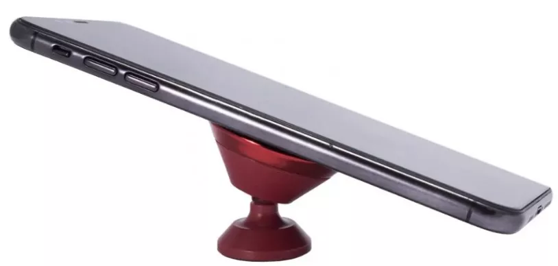 Автодержатель магнитный Car holder allumium devil smile Red - фото 2