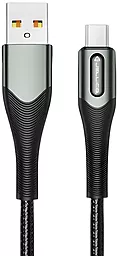Кабель Jellico B7 USB-A - Type-C 15w 3.1a 1м cable Black - фото Кабель Jellico B7 USB-A - Type-C 15w 3.1a 1м cable Black