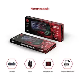 Комплект (клавіатура+мишка) Piko GX50 USB (1283126506208) Black - мініатюра 5