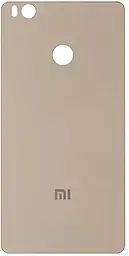 Задняя крышка корпуса Xiaomi Mi4S Gold - фото Задняя крышка корпуса Xiaomi Mi4S Gold