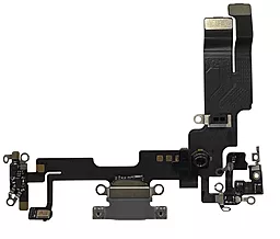 Нижний шлейф Apple iPhone 14 c разъемом зарядки, гарнитуры, синхронизации и микрофоном Original Midnight