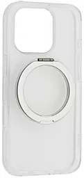 Чехол Rock Crystal Rotating with Magnetic (Foldable Bracket) для Apple iPhone 16 Pro - фото Чехол Rock Crystal Rotating with Magnetic (Foldable Bracket) для Apple iPhone 16 Pro