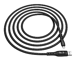 Кабель Hoco S6 Sentinel USB-A - micro USB 12w 2.4a 1.2м cable Black - фото Кабель Hoco S6 Sentinel USB-A - micro USB 12w 2.4a 1.2м cable Black